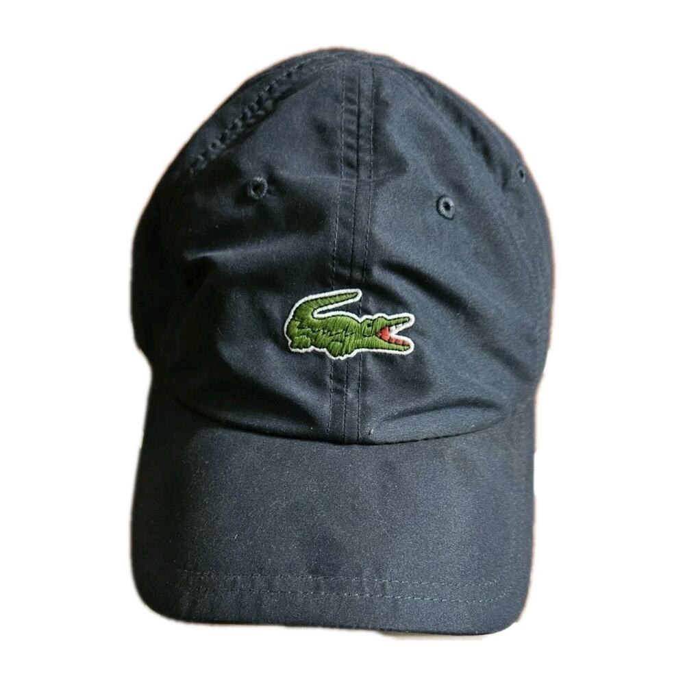 Lacoste Baseball Cap Blue With Green Logo